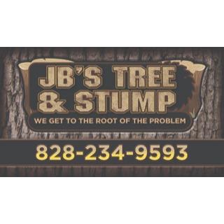 JB'S Tree &amp; Stump Logo
