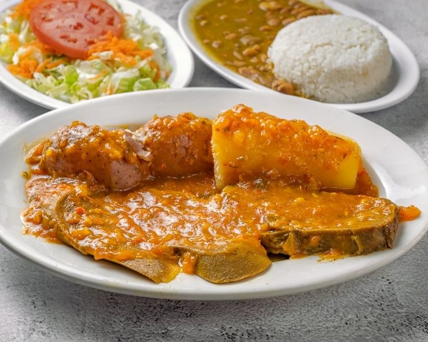 Lengua En Salsa / Steamed Beef Tongue with Creole Sauce