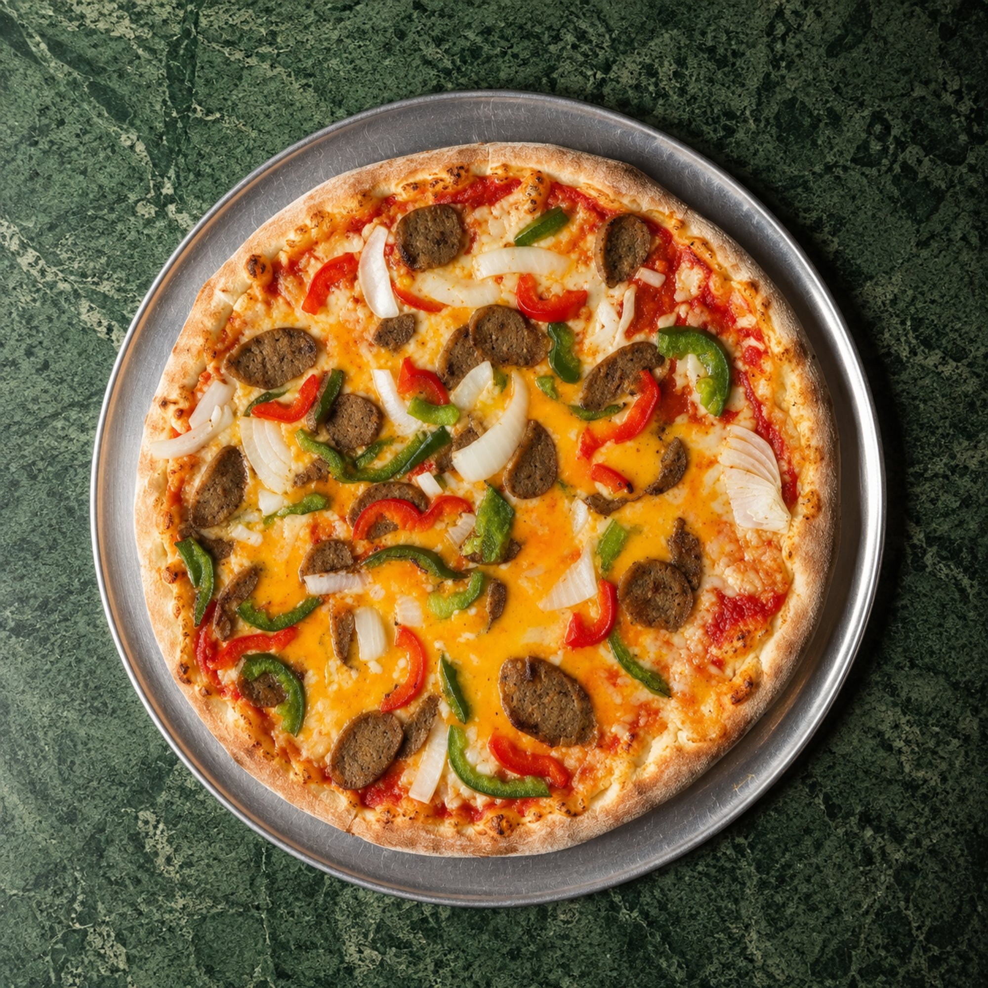 Vegan 3 Way Pizza
