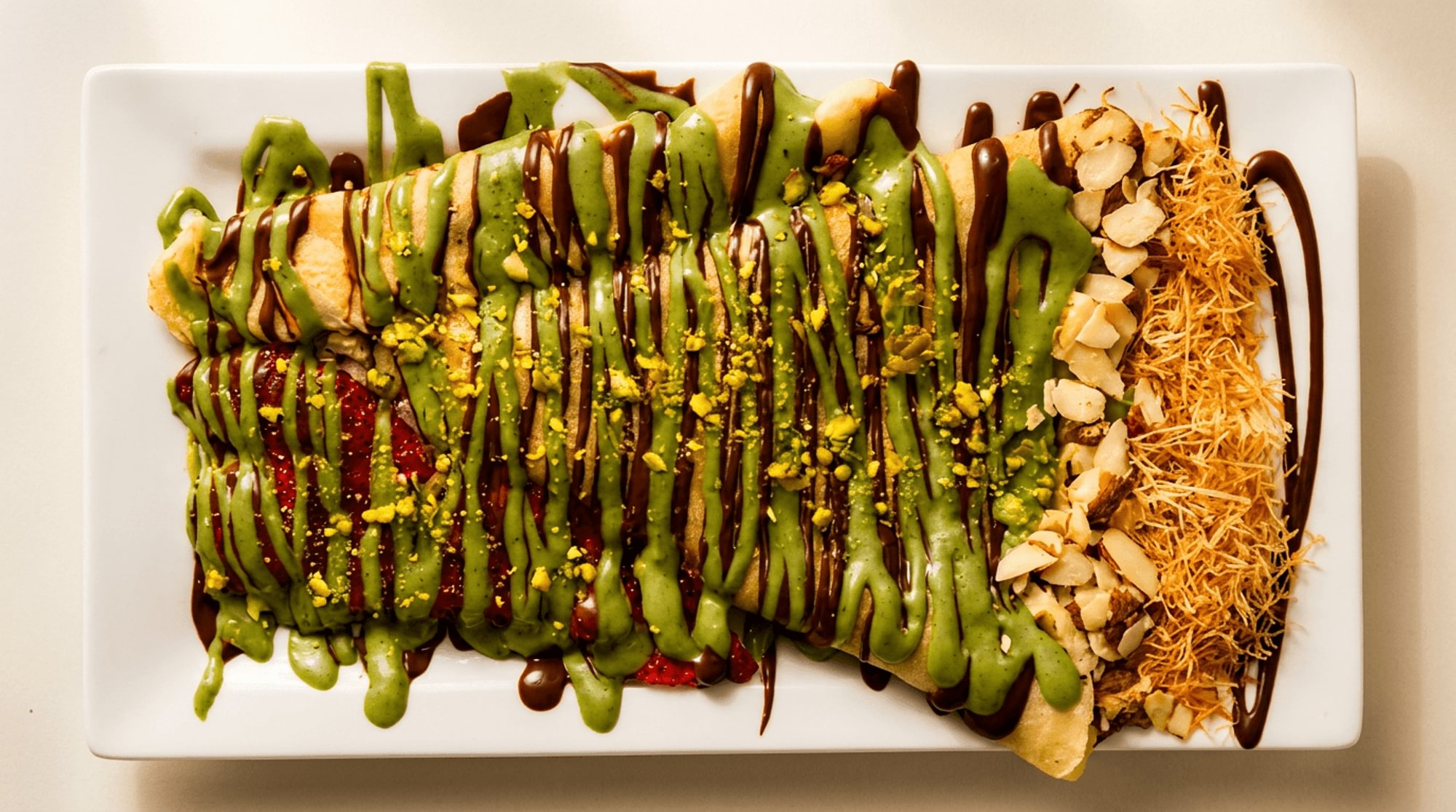 Dubai Chocolate Crepe