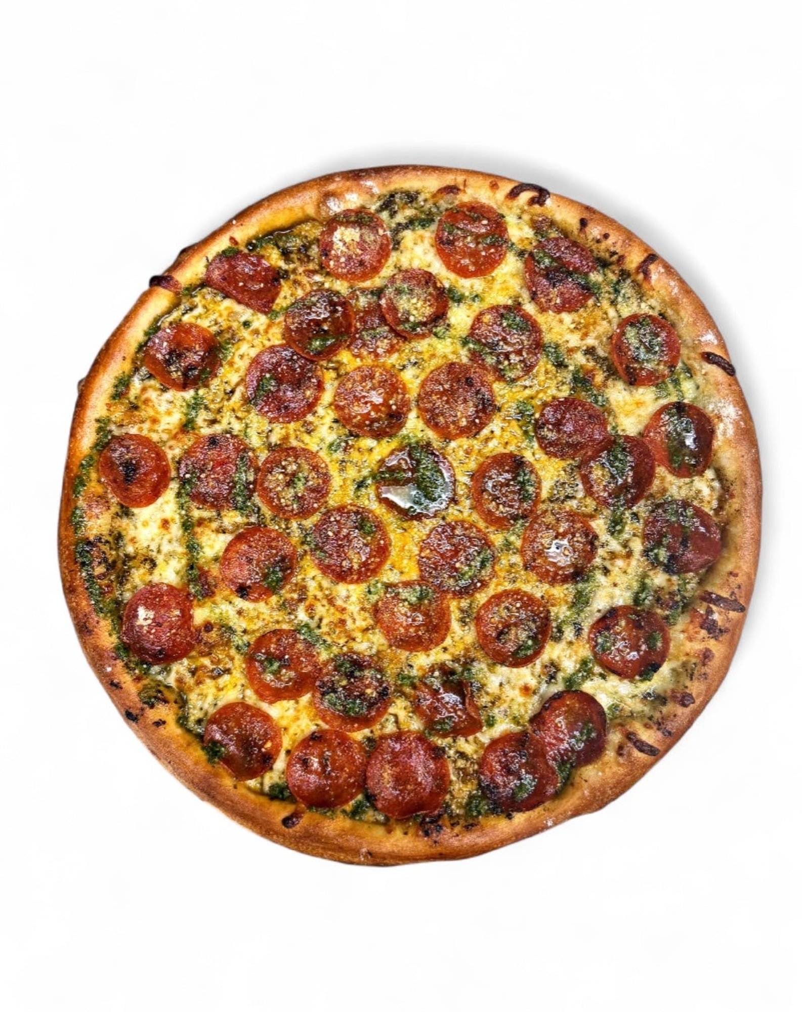 Pesto Roni Pizza