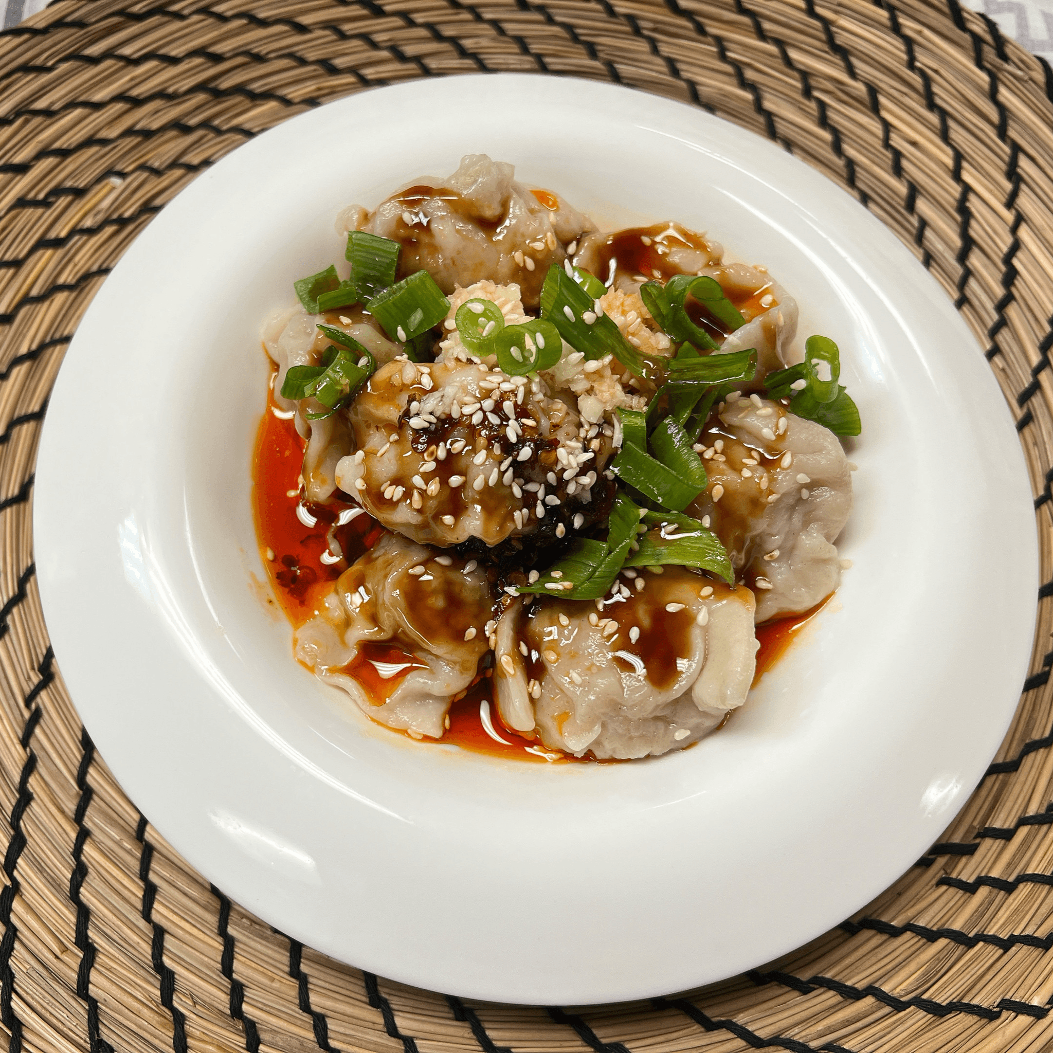 Wontons in Chili Sauce 红油抄手