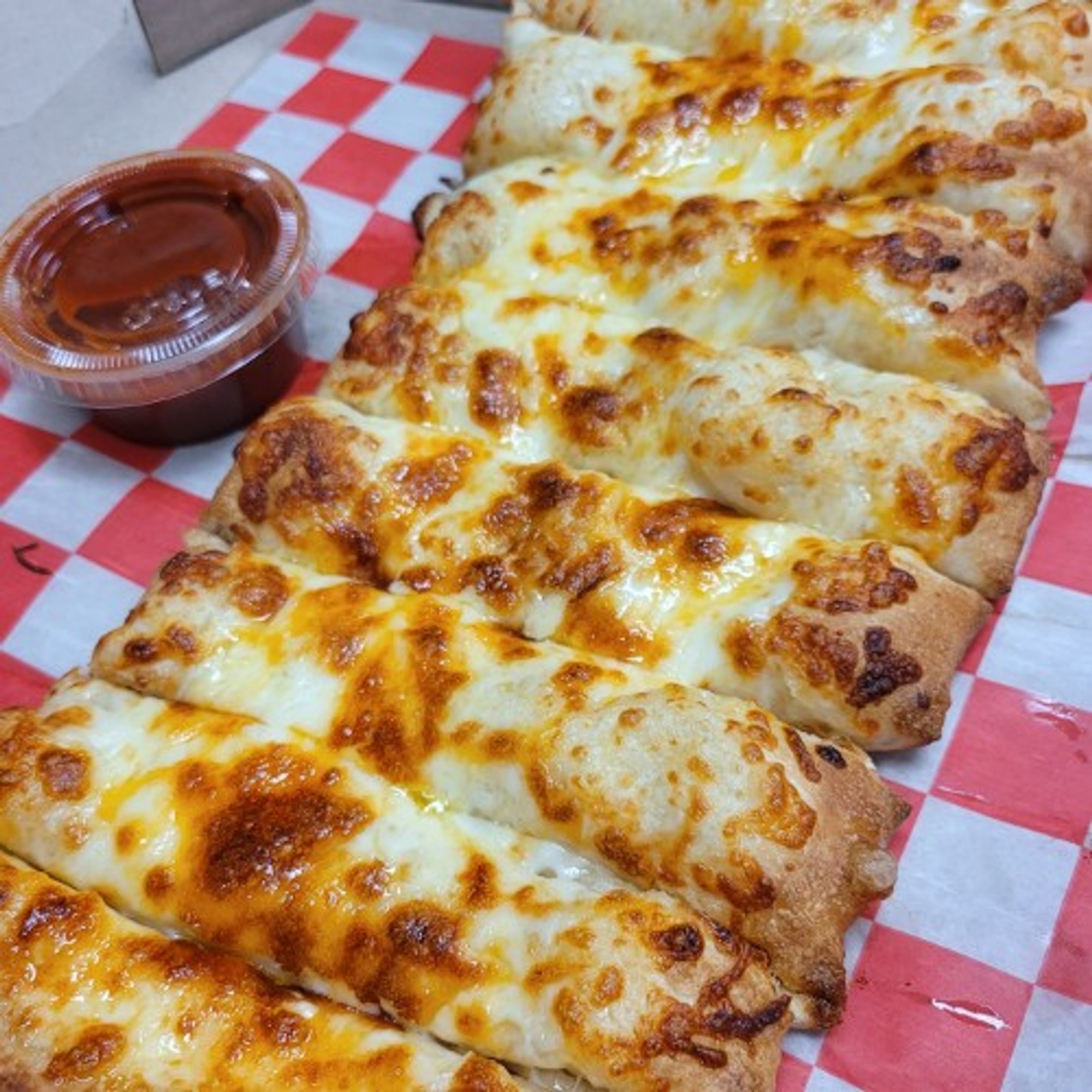 Cheesy Cheesy Bread sticks