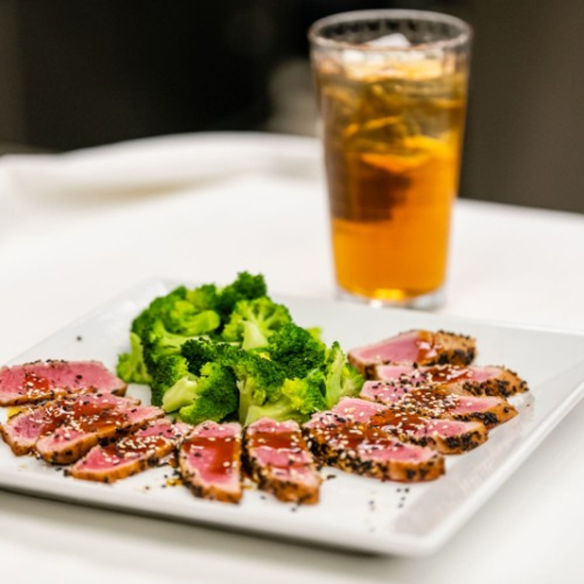 Crusted Ahi Tuna Entree