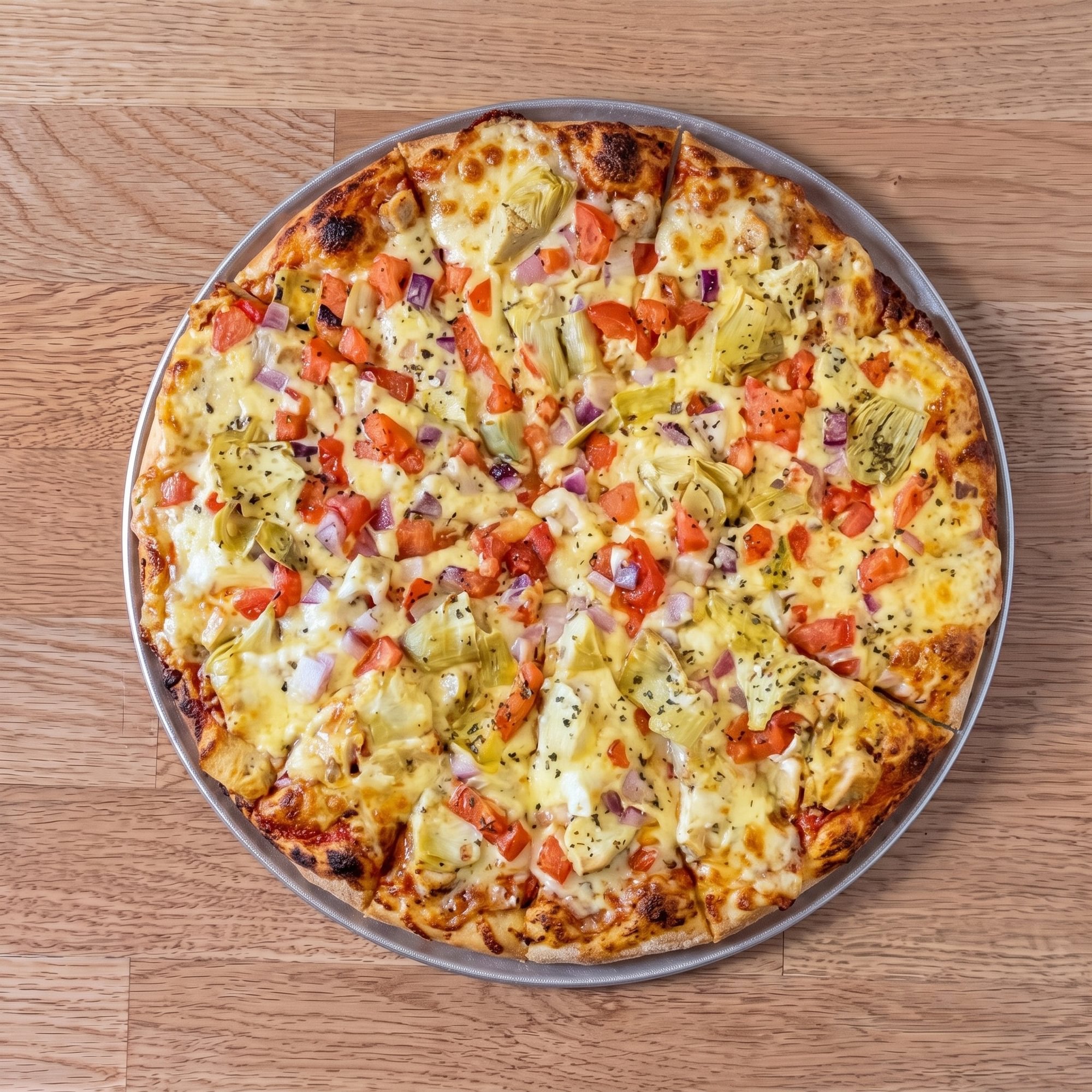 Sicilian Garlic Chicken Pizza