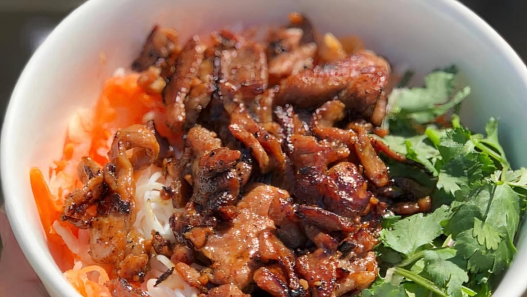 Vietnamese BBQ Pork Noodle Bowl