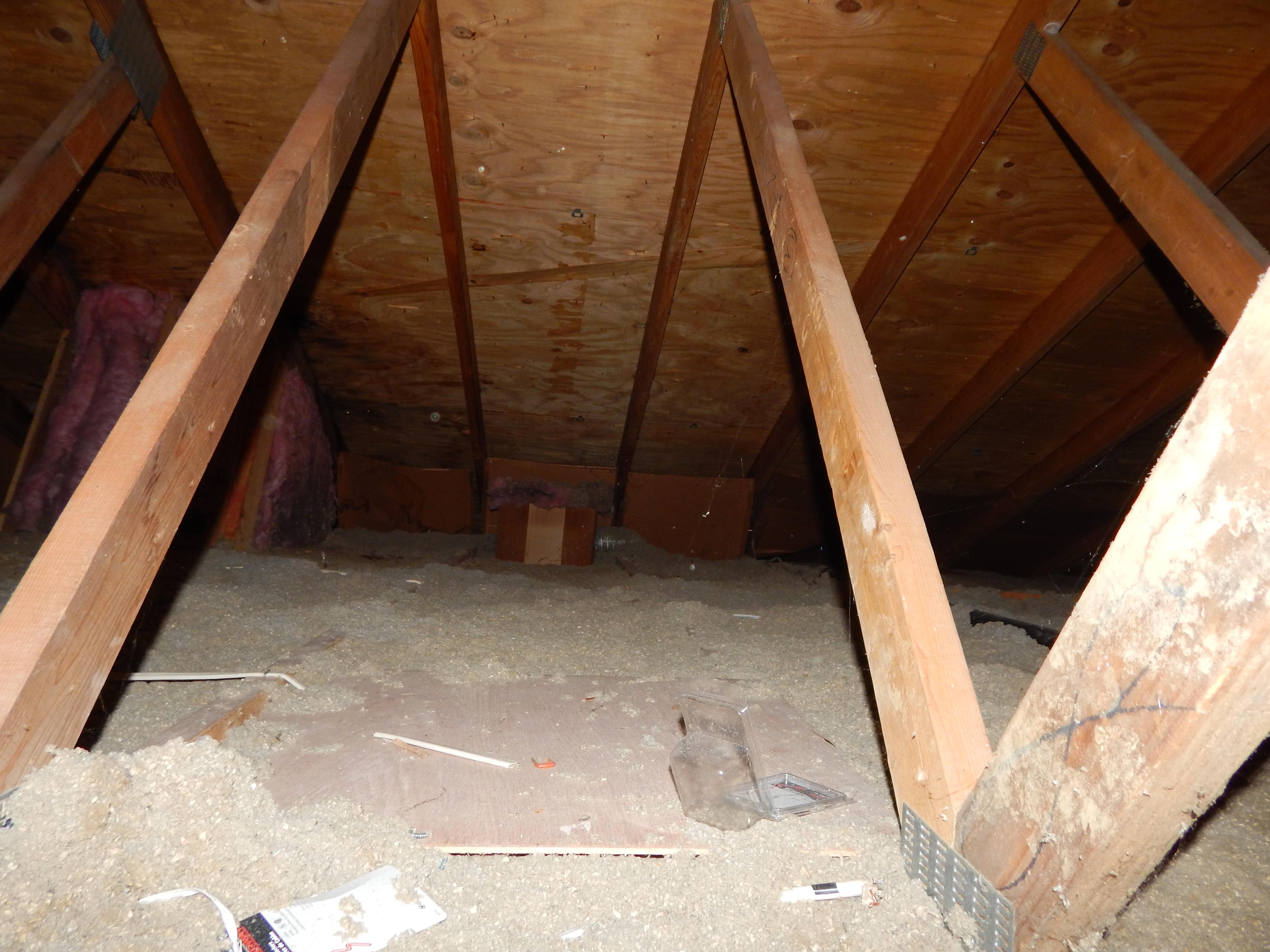 This is a great time of year to have your attic checked for moisture intrusion. Snow and ice can cause damage to roof members and cause leaks. The heavy spring time rains can also show evidence of failed roofing members. 