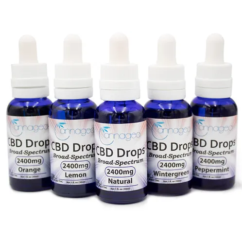 2400mg Broad Spectrum CBD Oil Drops – Extra-Strength, THC-Free Relief