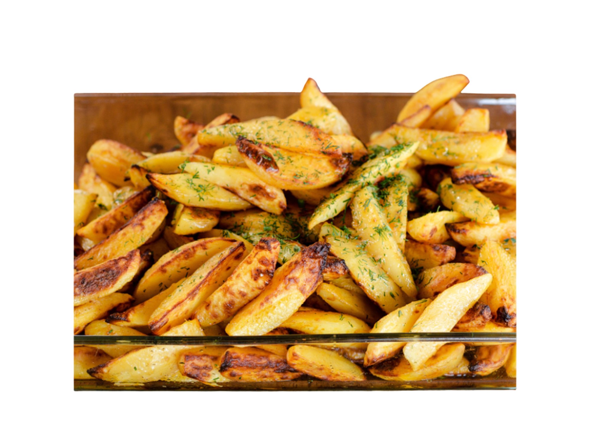 Half Roasted Potatoes