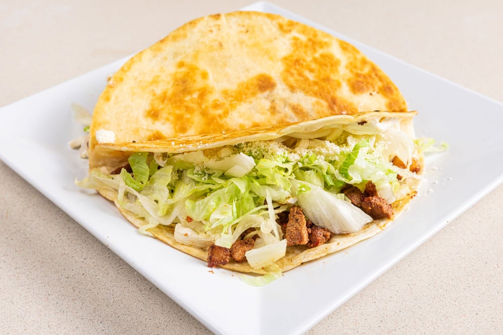 Quesadilla with a Fresh Corn Tortilla