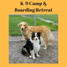 K-9 Camp &amp; Boarding Retreat Logo