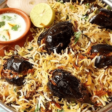 Gutthi Vankaya Biryani