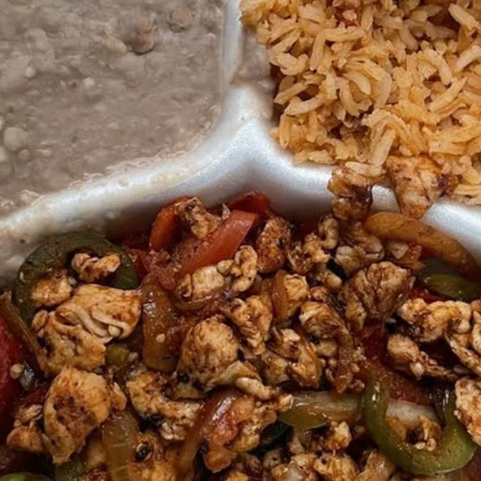 Steak Fajitas or Chicken Fajitas