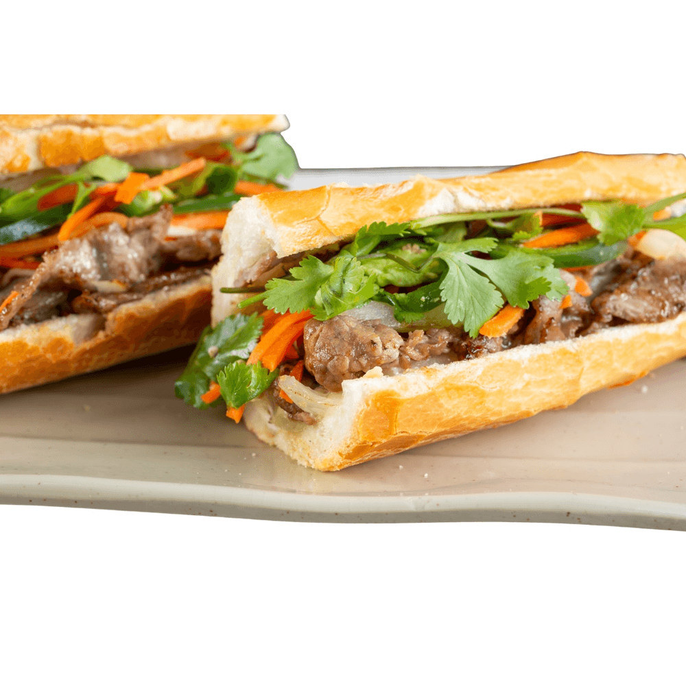 B1. Banh Mi Bo Xao (Stir Fried Beef)