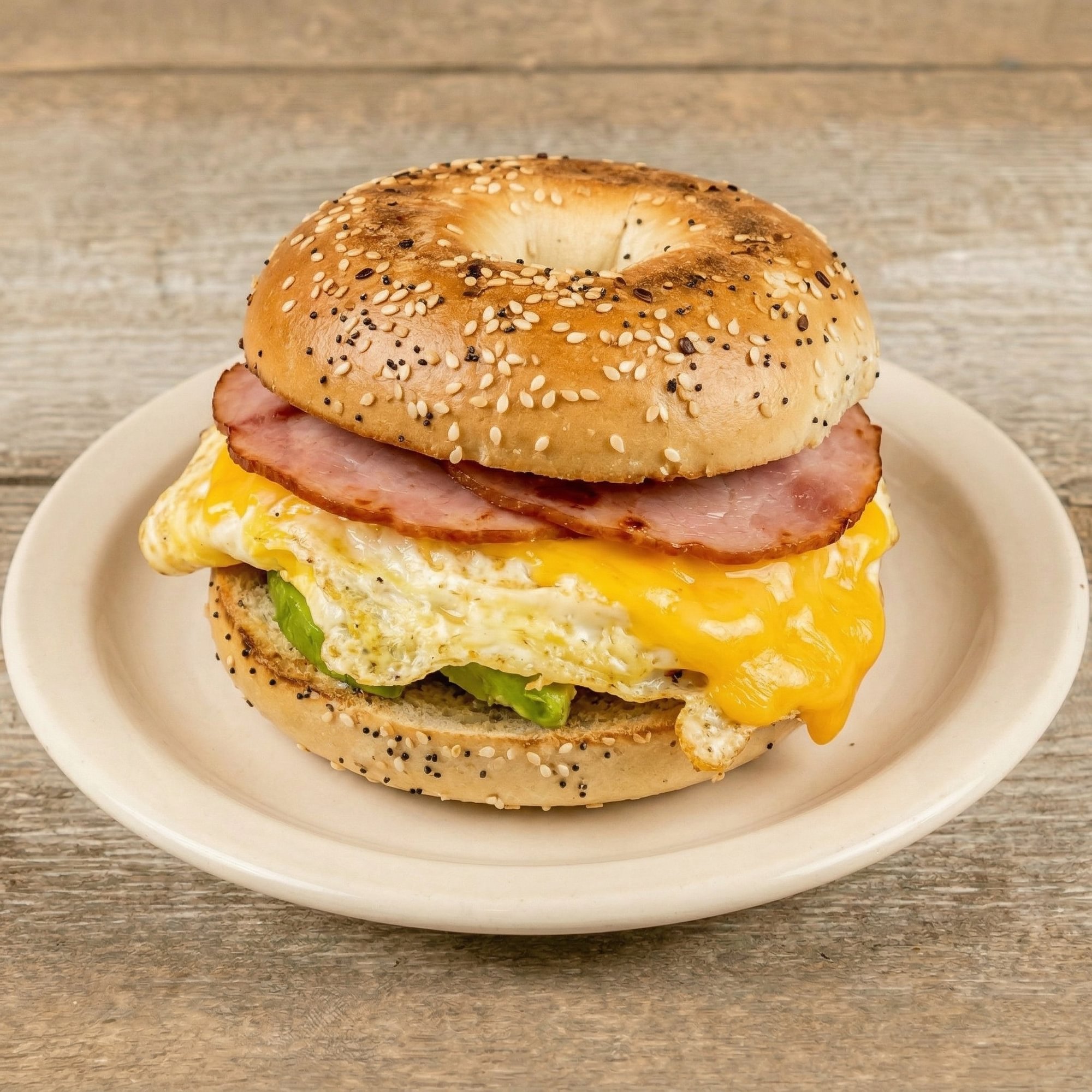 Ham, Egg and Cheese