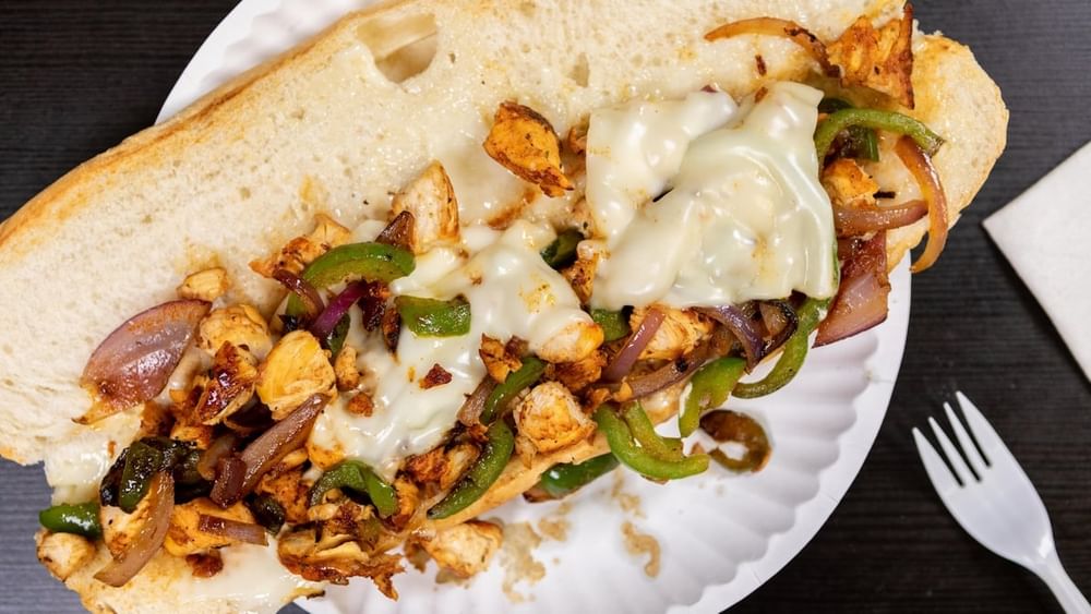 Chicken Cheesesteak Combo (Halal)