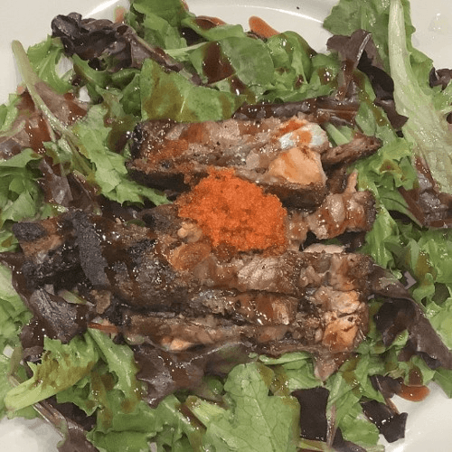 Salmon Skin Salad