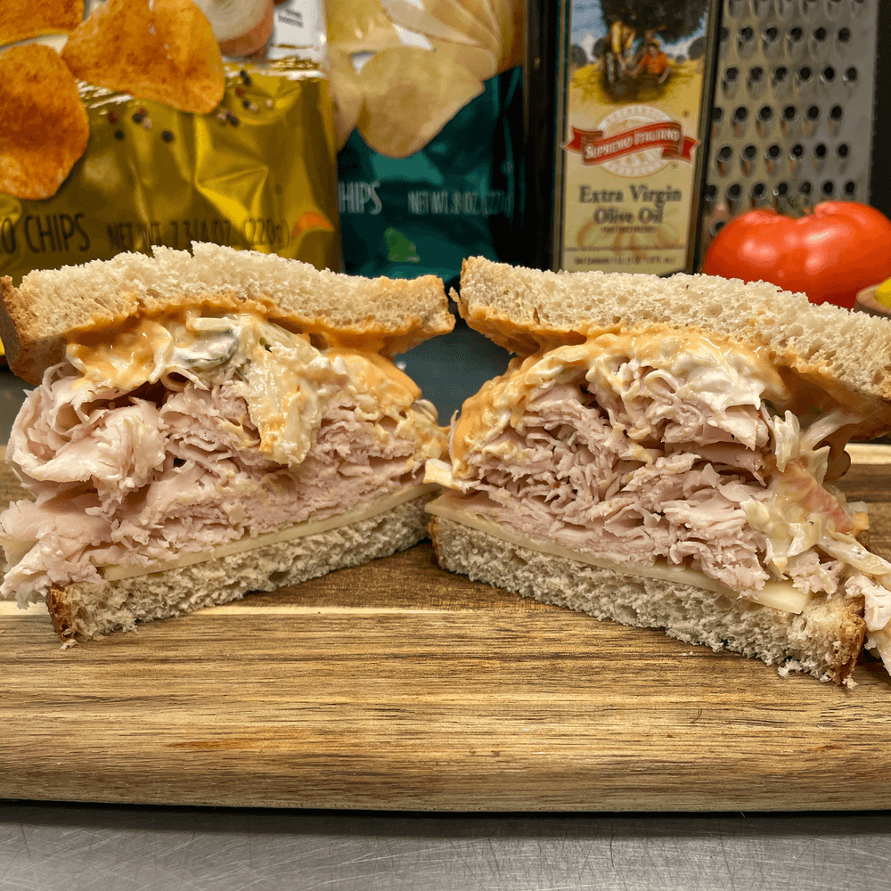 Turkey and Swiss Sloppy Joe