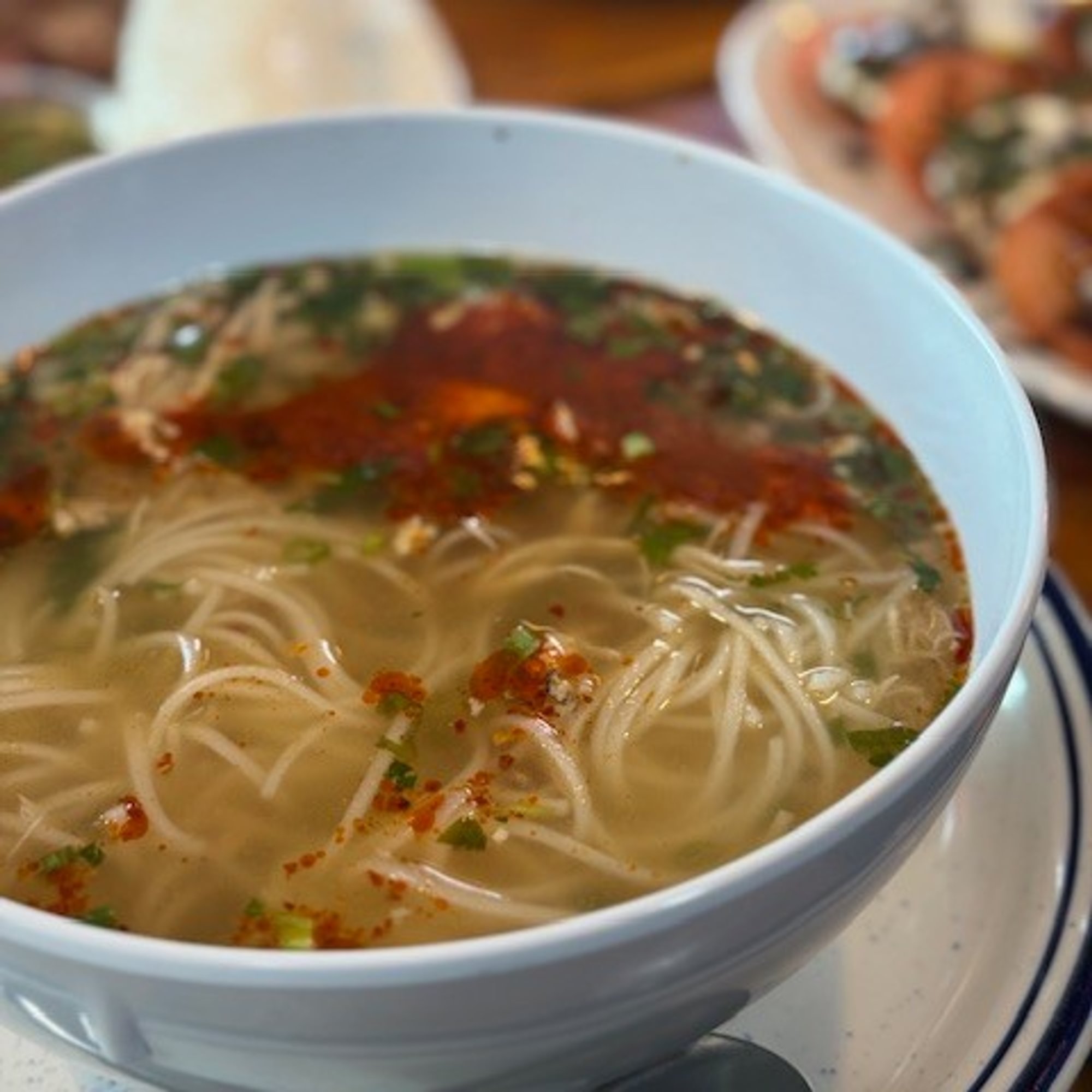 Khao Piak Sen Chicken Noodle Soup