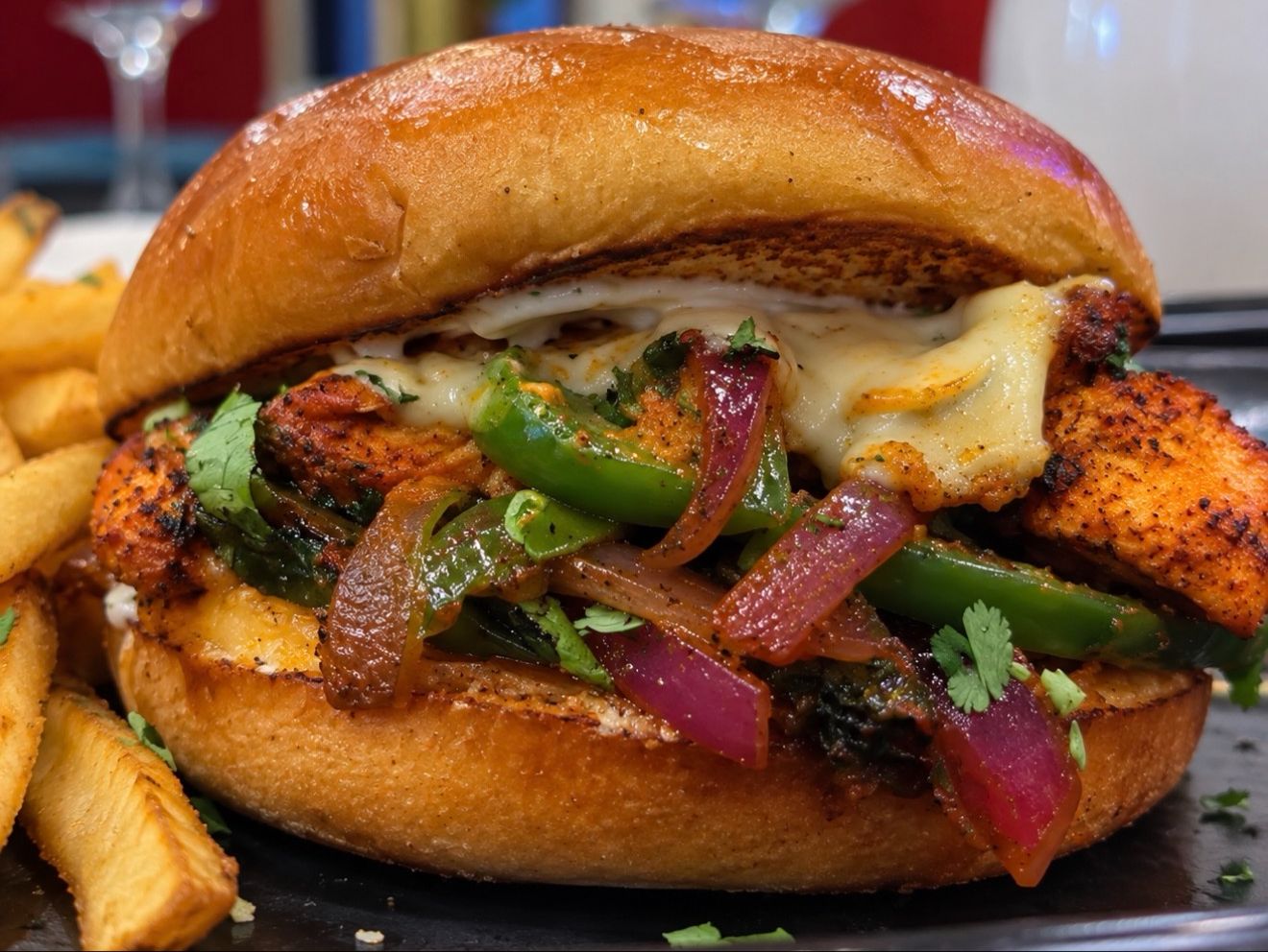Chicken Tikka Burger