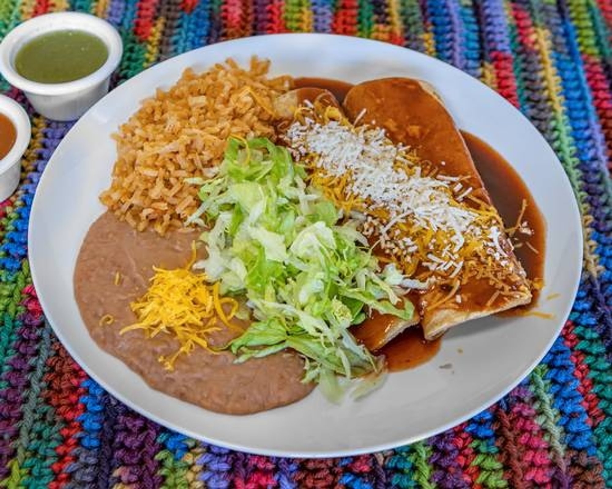 2 Cheese Enchiladas