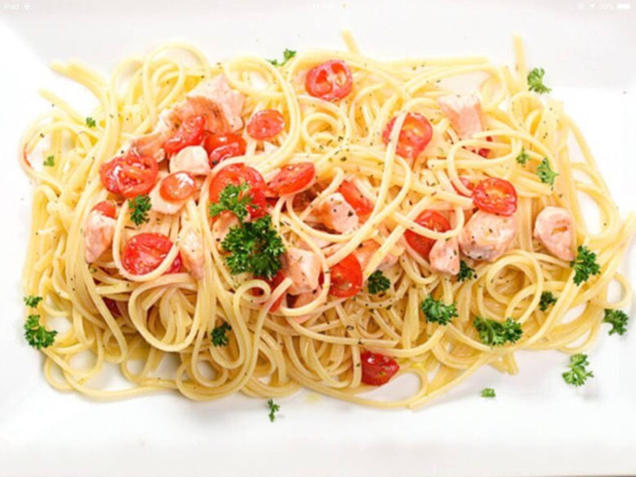 Spaghetti Salmon