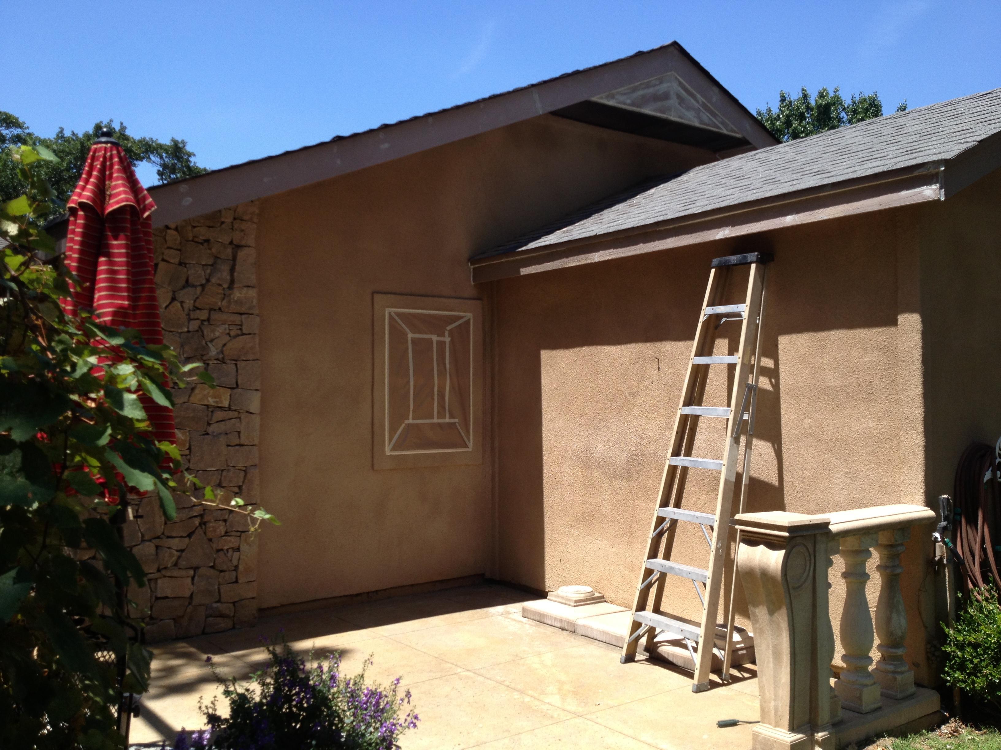Complete color change on the exterior stucco, soffits, facia, siding, doors, and trim!