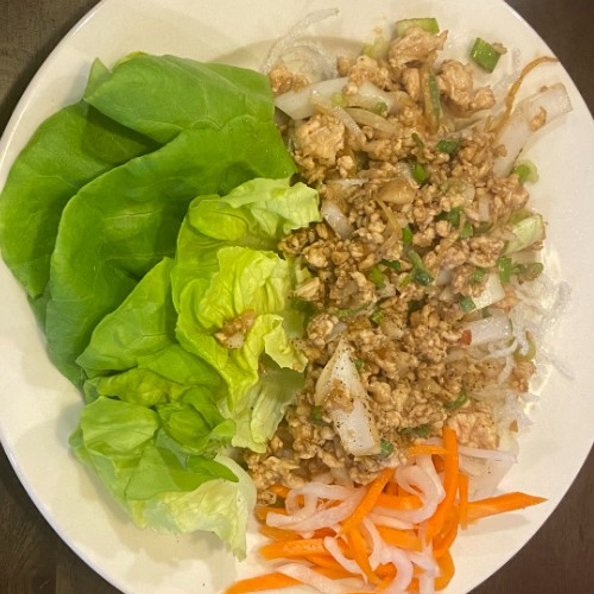 Lettuce Chicken Wrap