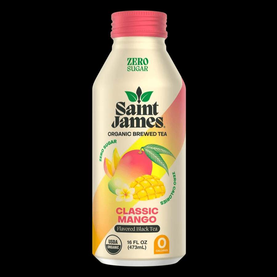 Saint James Organic Brewed Tea Classic Mango