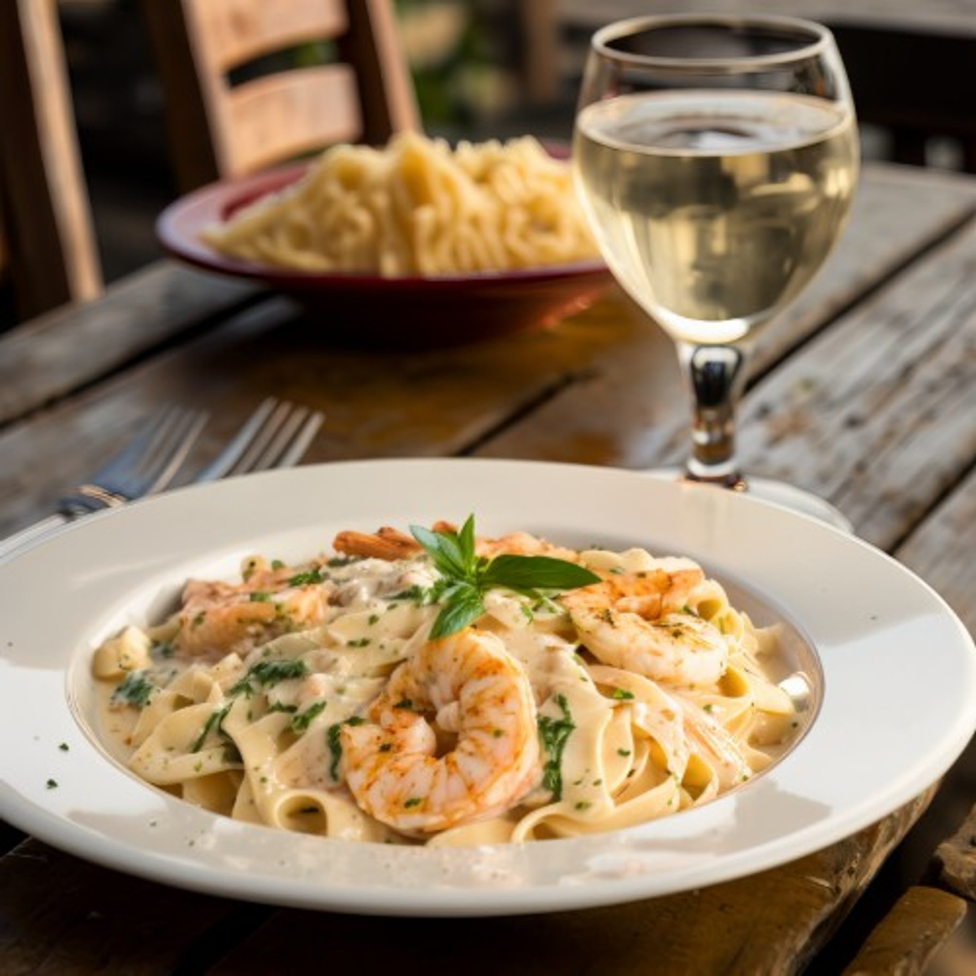 Shrimp Alfredo