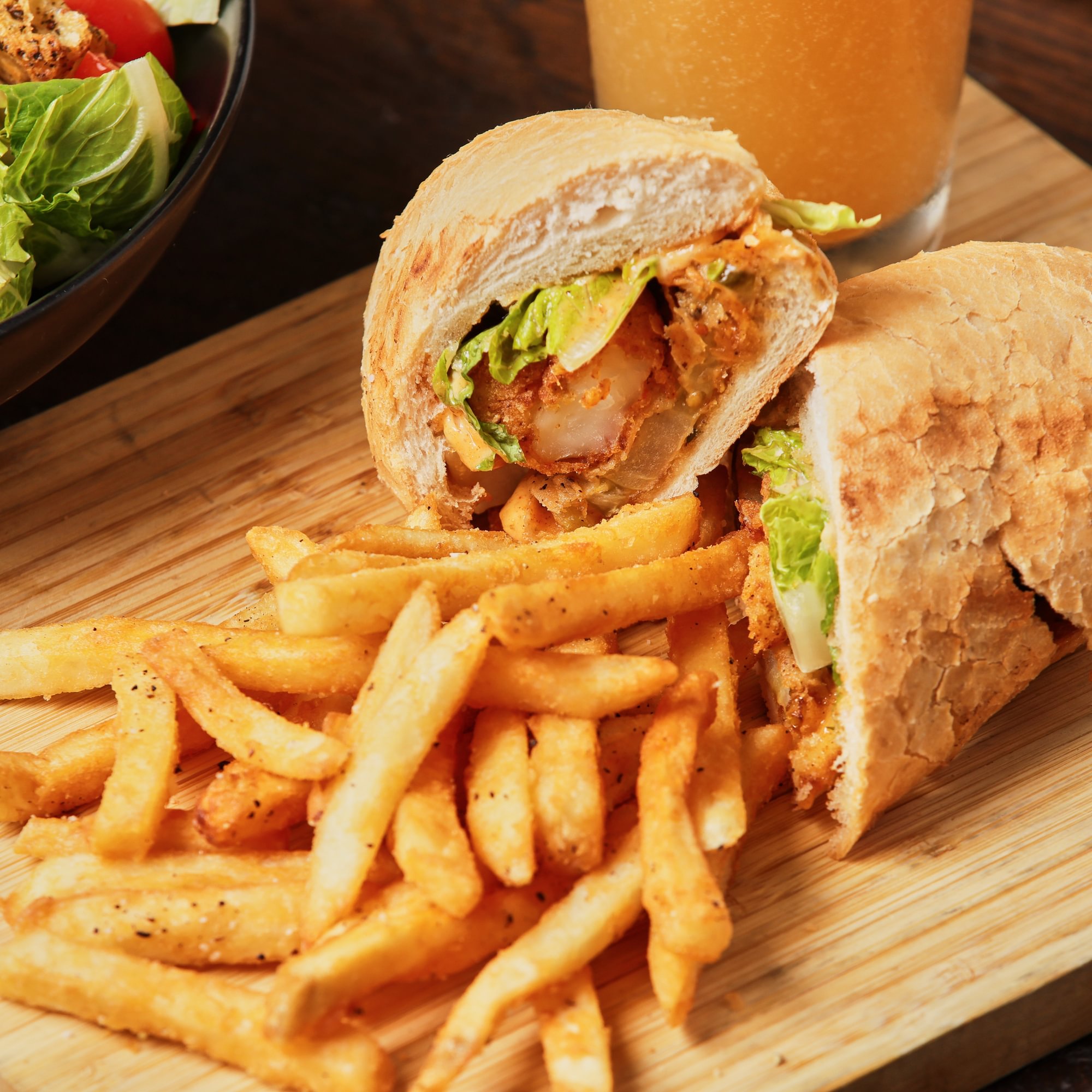 Fried Shrimp Poboy