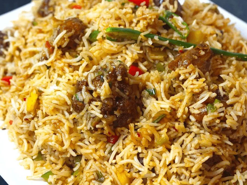 Chili Chicken Biryani