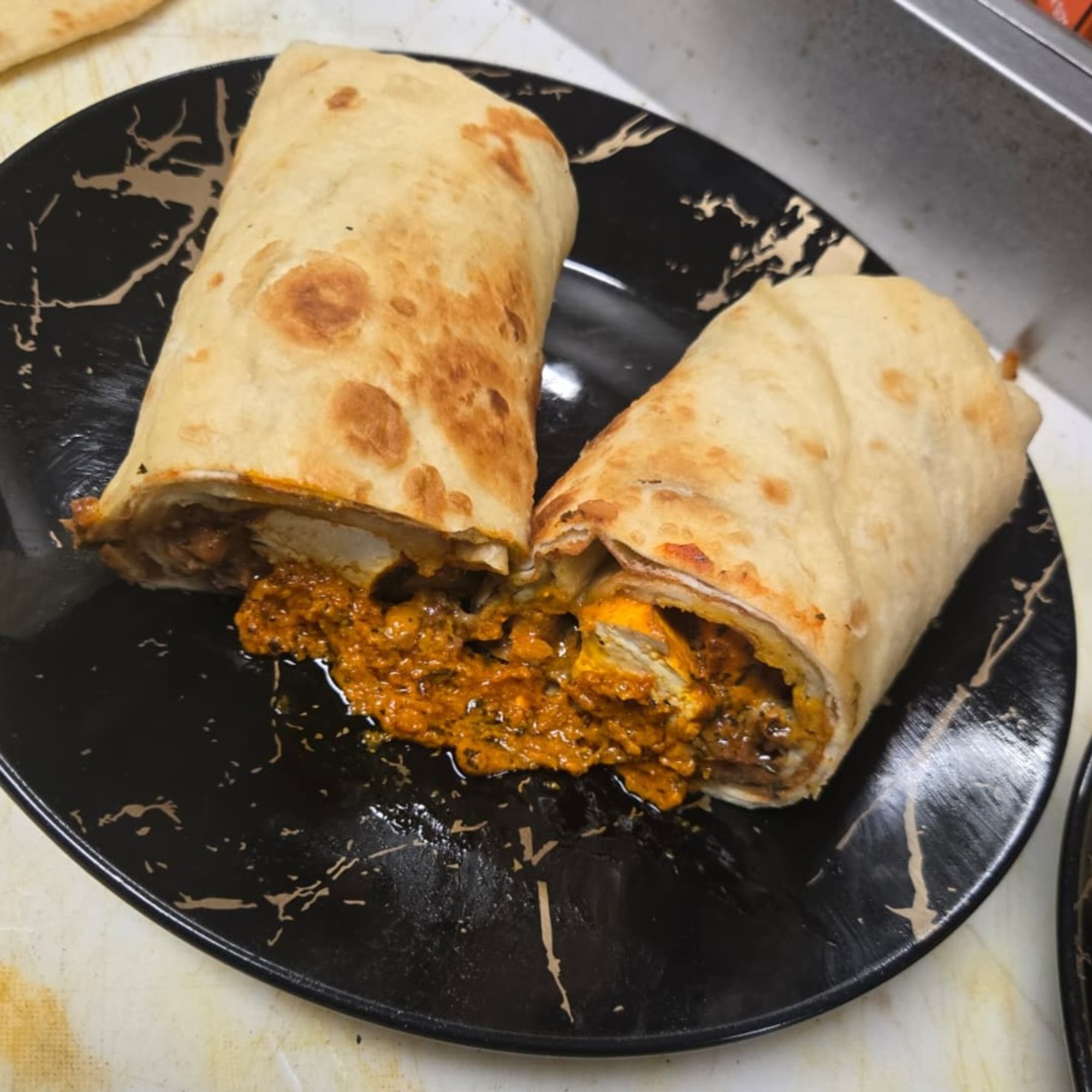 Paneer Tikka Pocket — Smoky Tandoori Paneer Naan Pocket