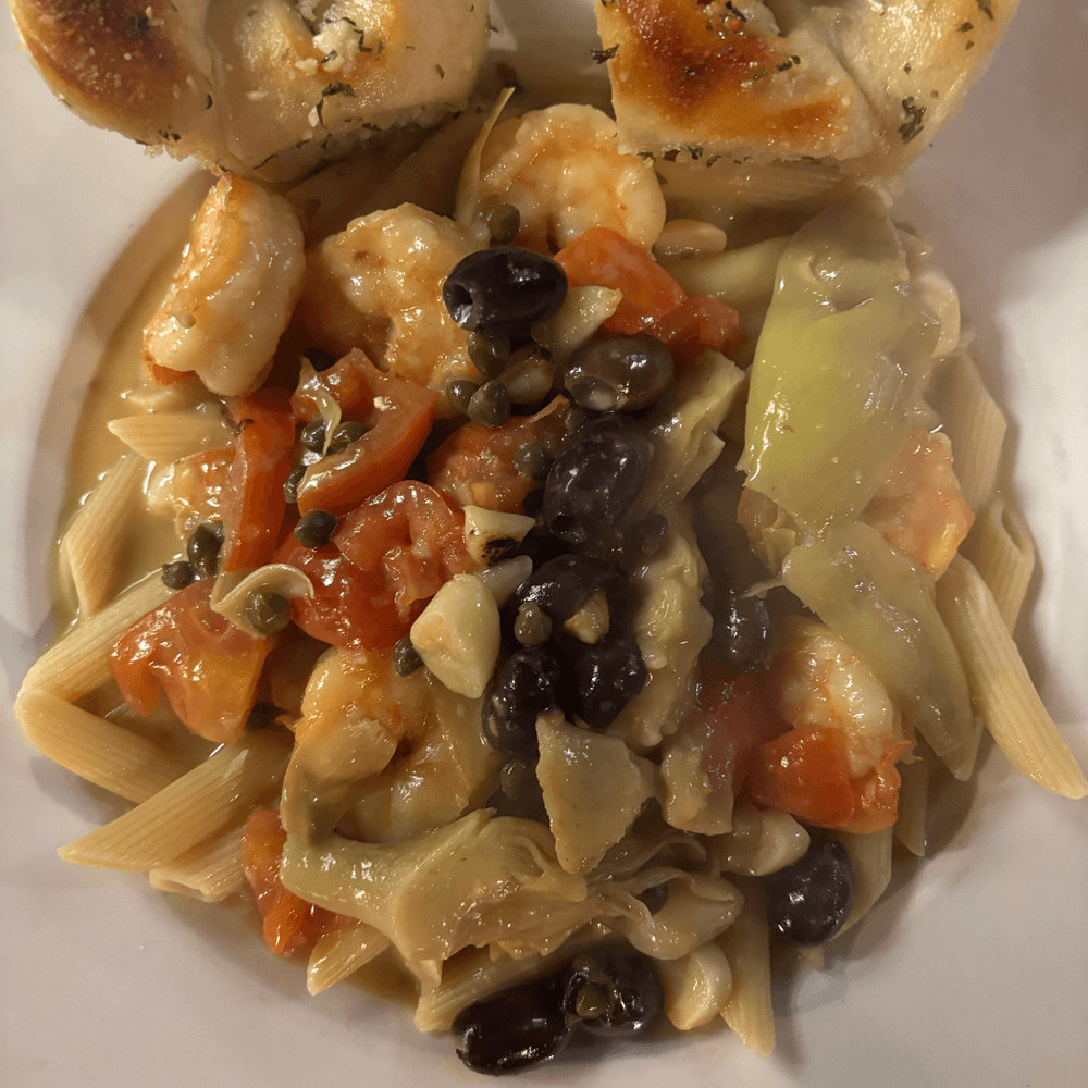 Chicken or Shrimp Mediterranean