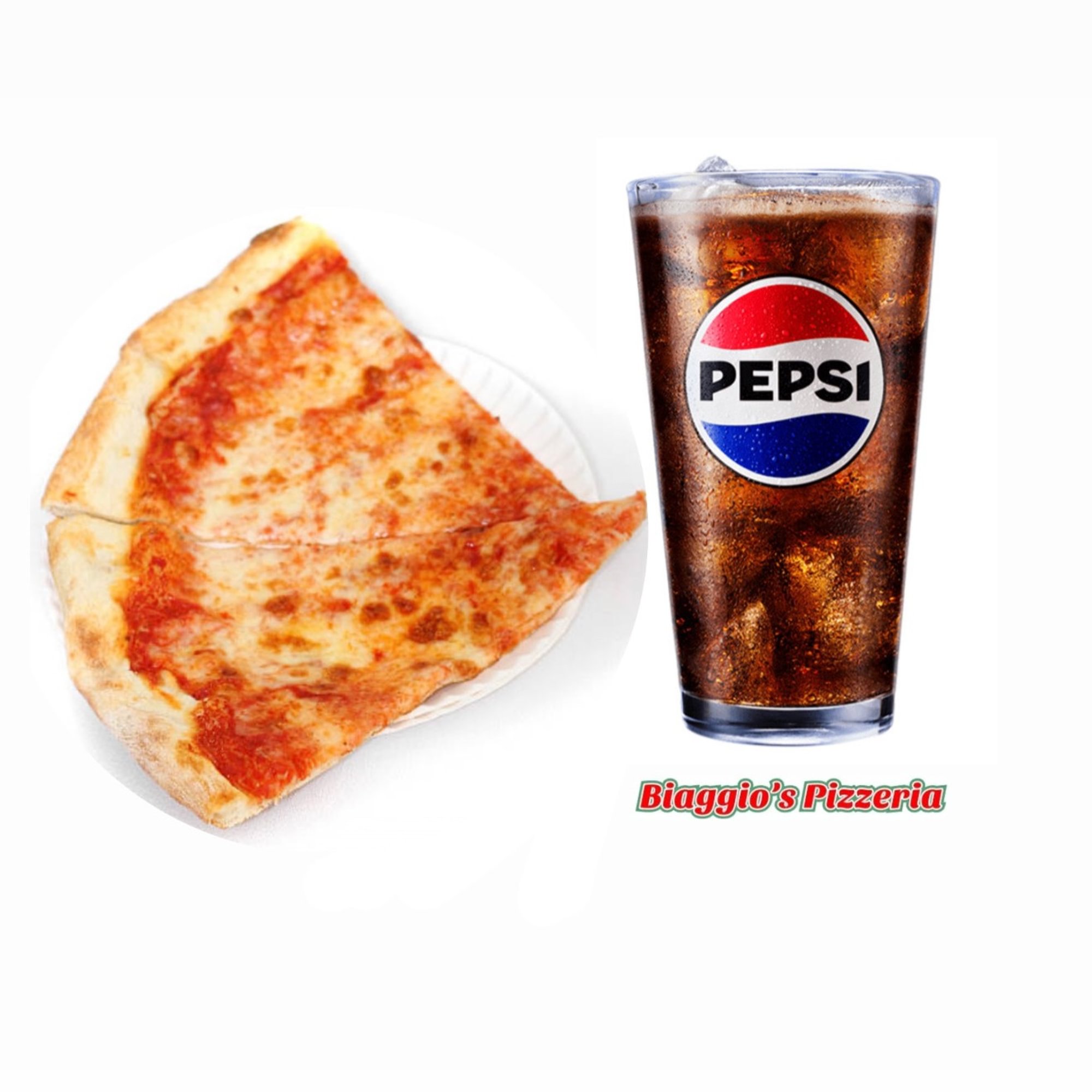2 Slices of Cheese Pizza