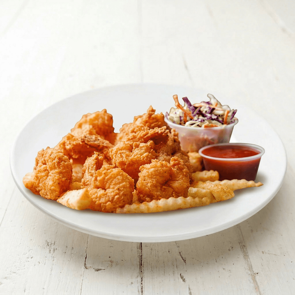 Hand-Breaded Shrimp Dinner