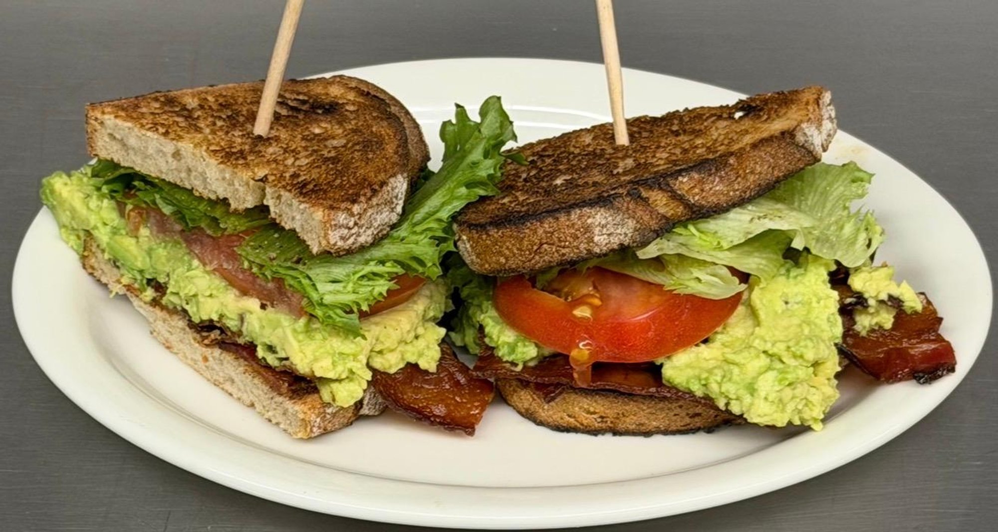 Avocado BLT on sourdough Deluxe