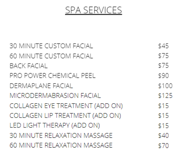 SPA SERVICES