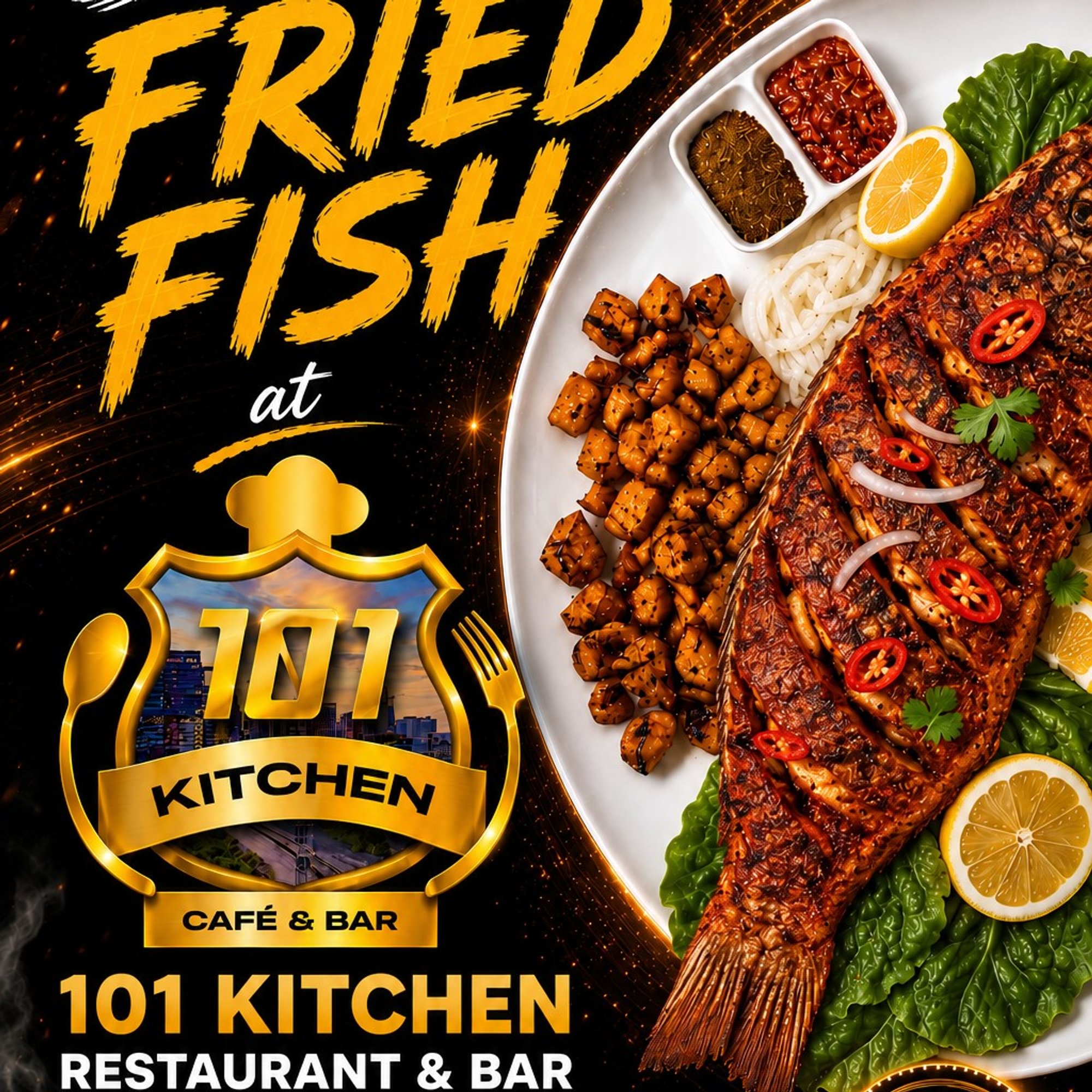 Spicy fried fish