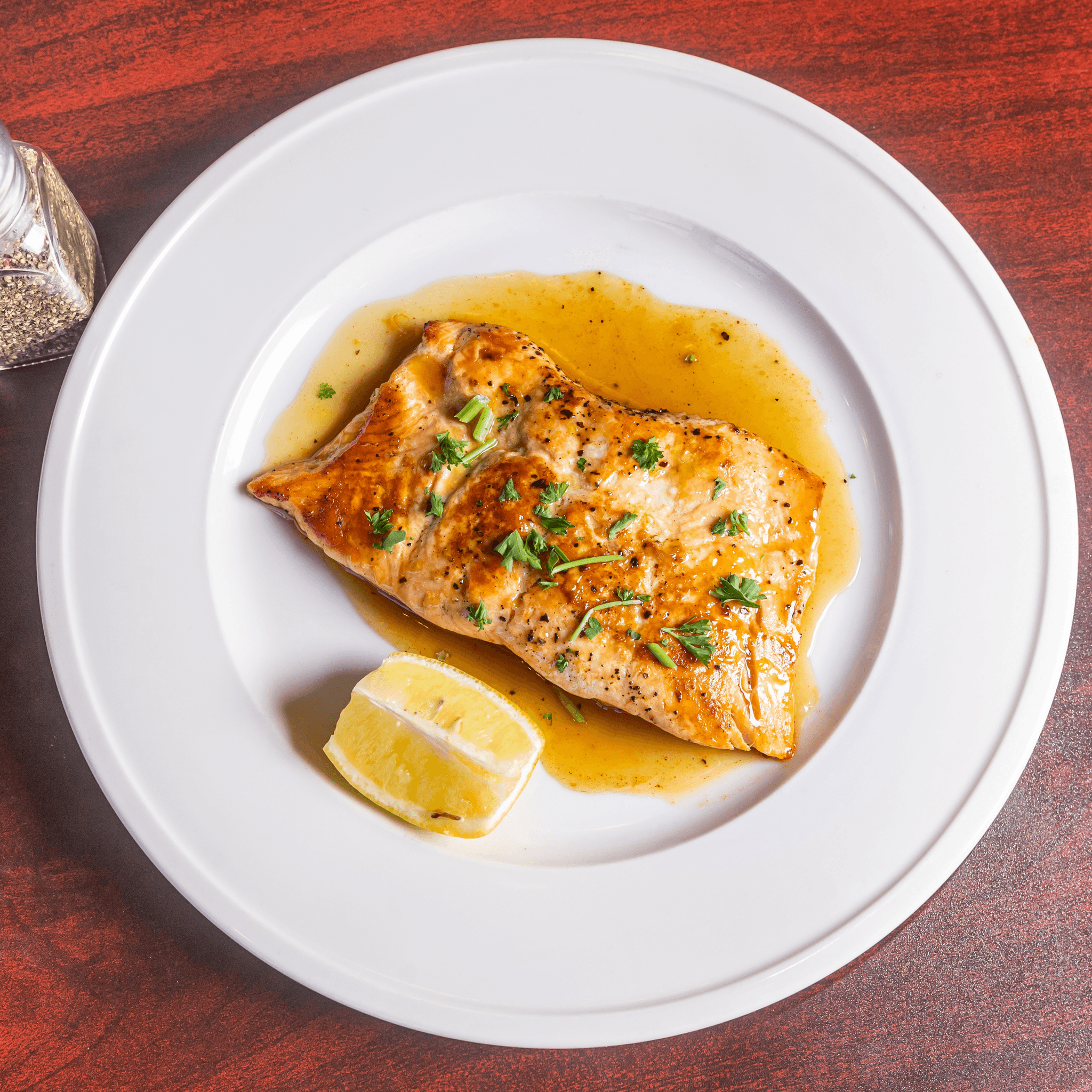 Bourbon Glazed Salmon