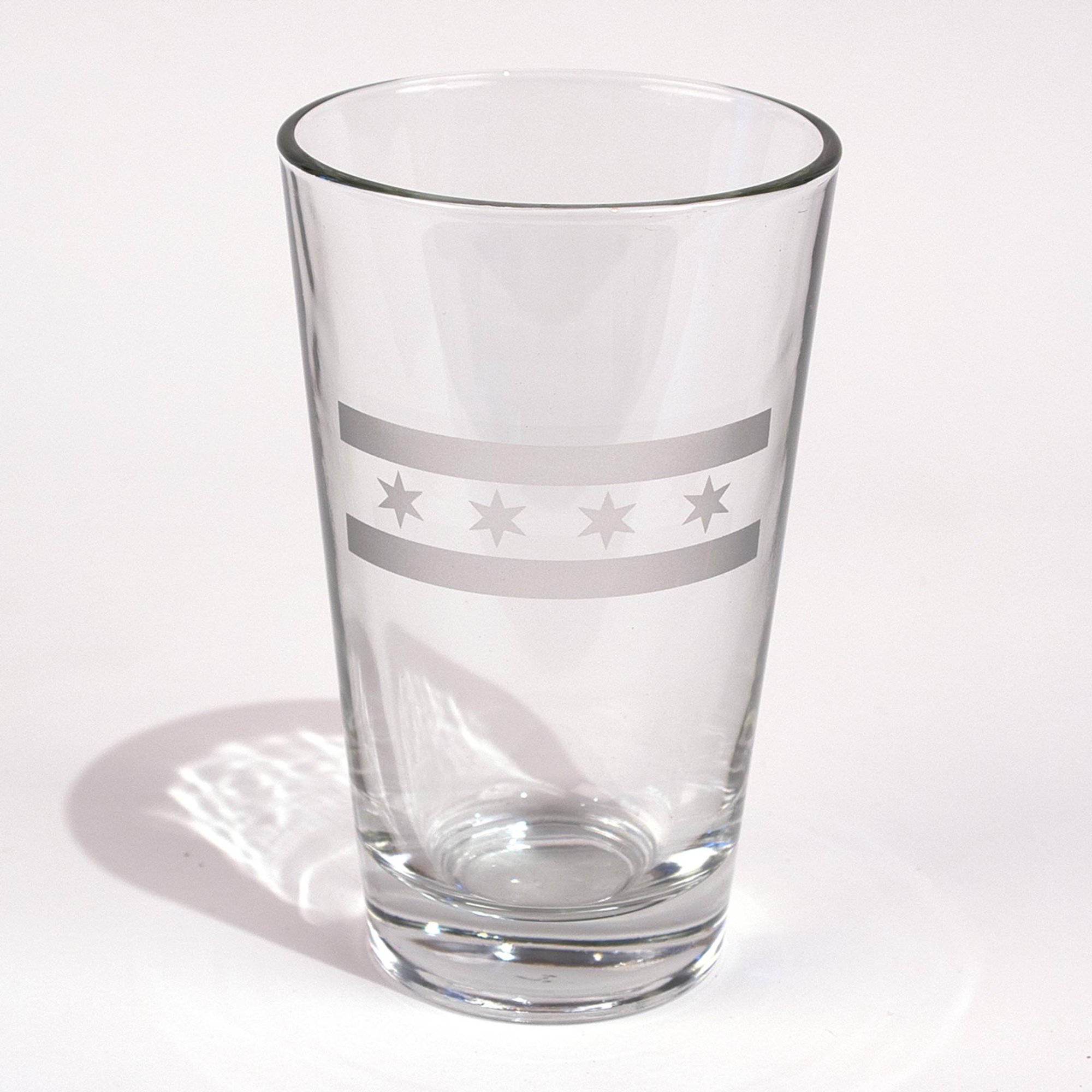 Chicago Flag Pint Glass