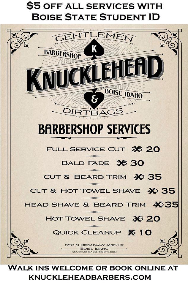 Knucklehead Barbershop Photo