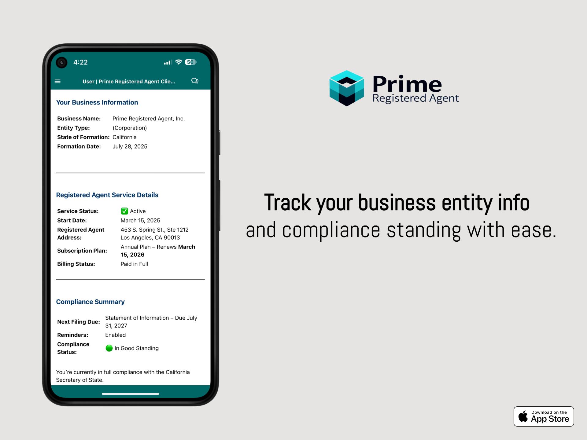 Prime Registered Agent Image
