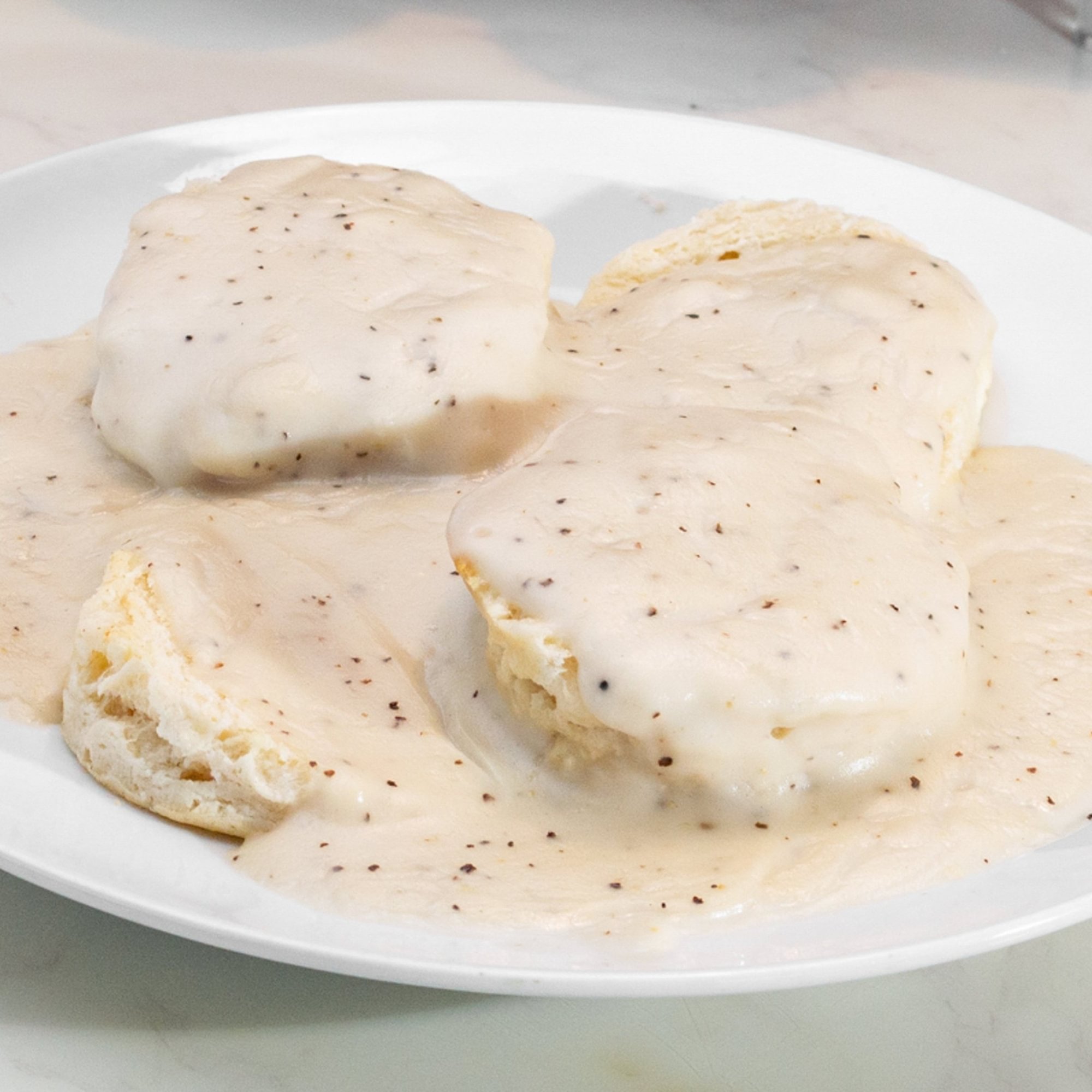 Biscuits and Gravy Half