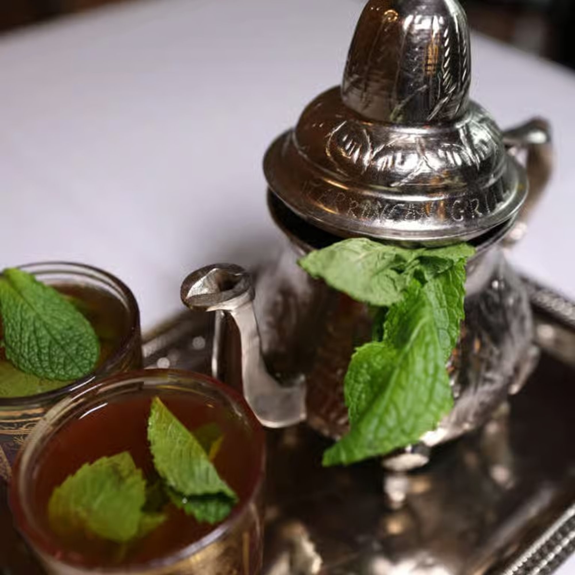 Hot Mint Tea
