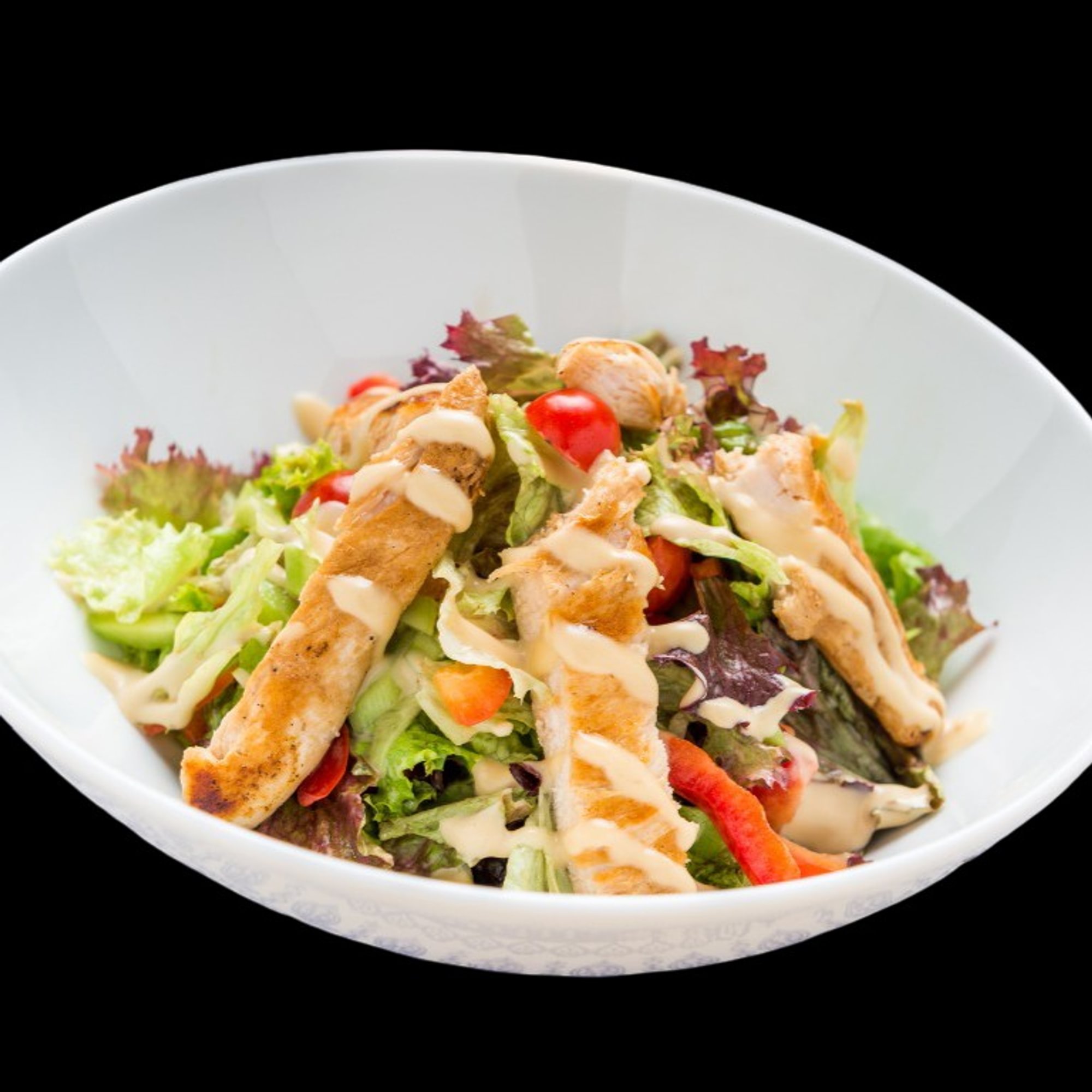 Chicken cutlet salad