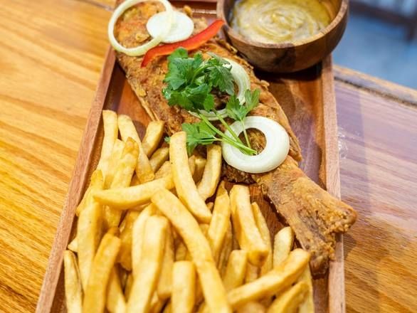 Fried red Snapper w/French Fries