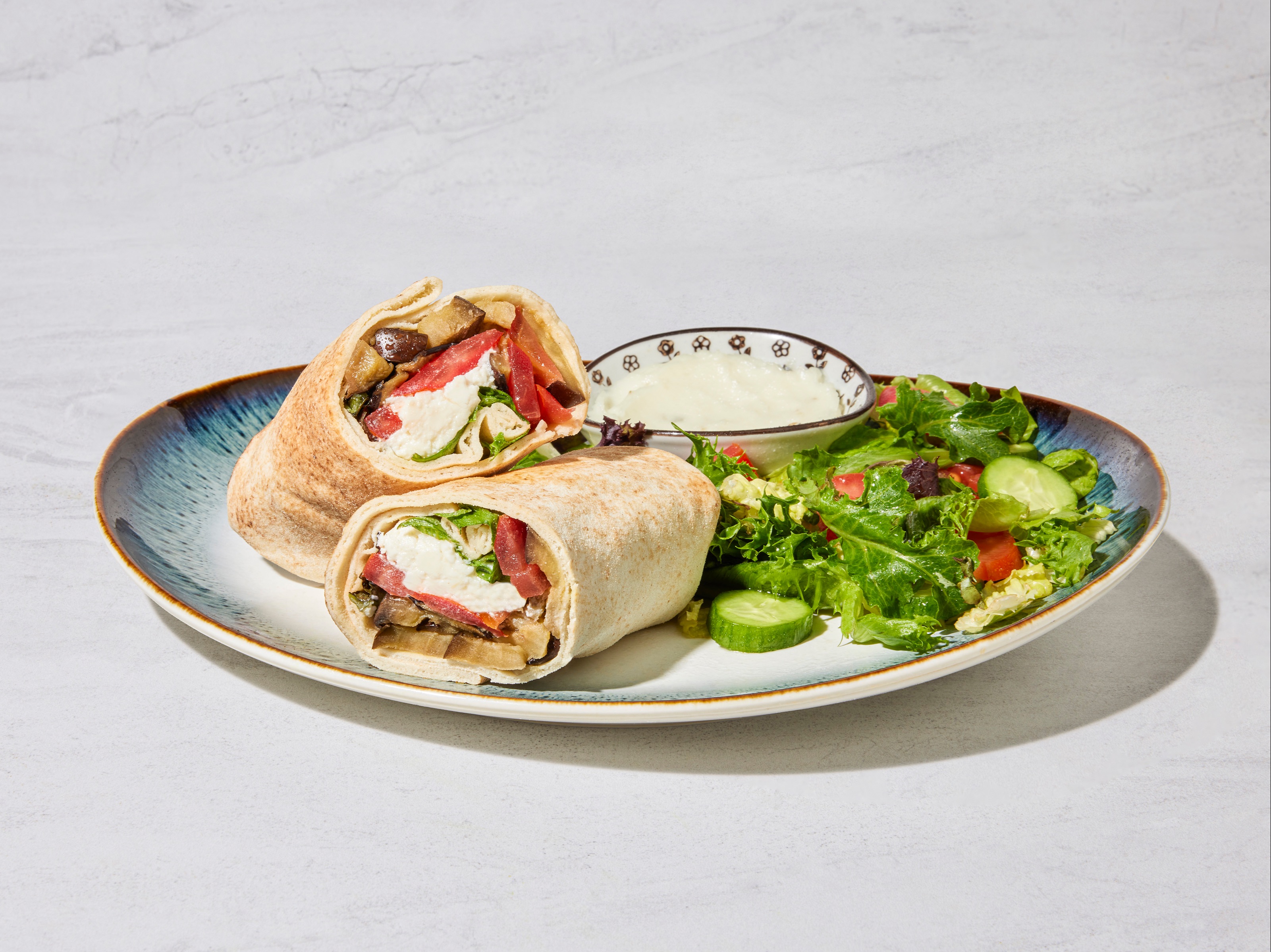 13.Grilled Eggplant Wrap