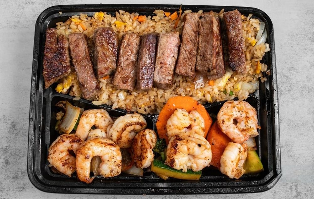 New York Steak & Shrimp Combination Plate