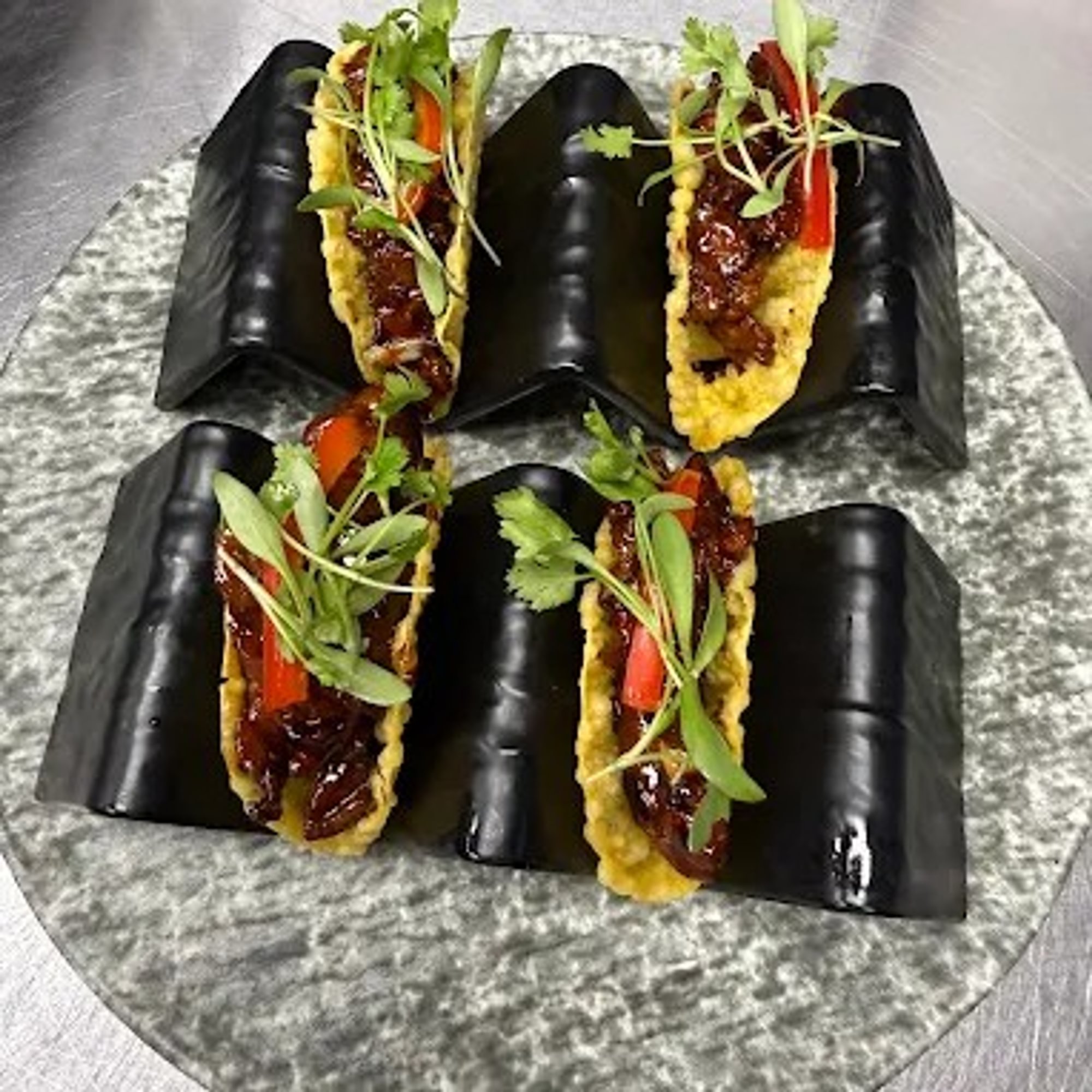 Phoenix Beef Wonton Tacos